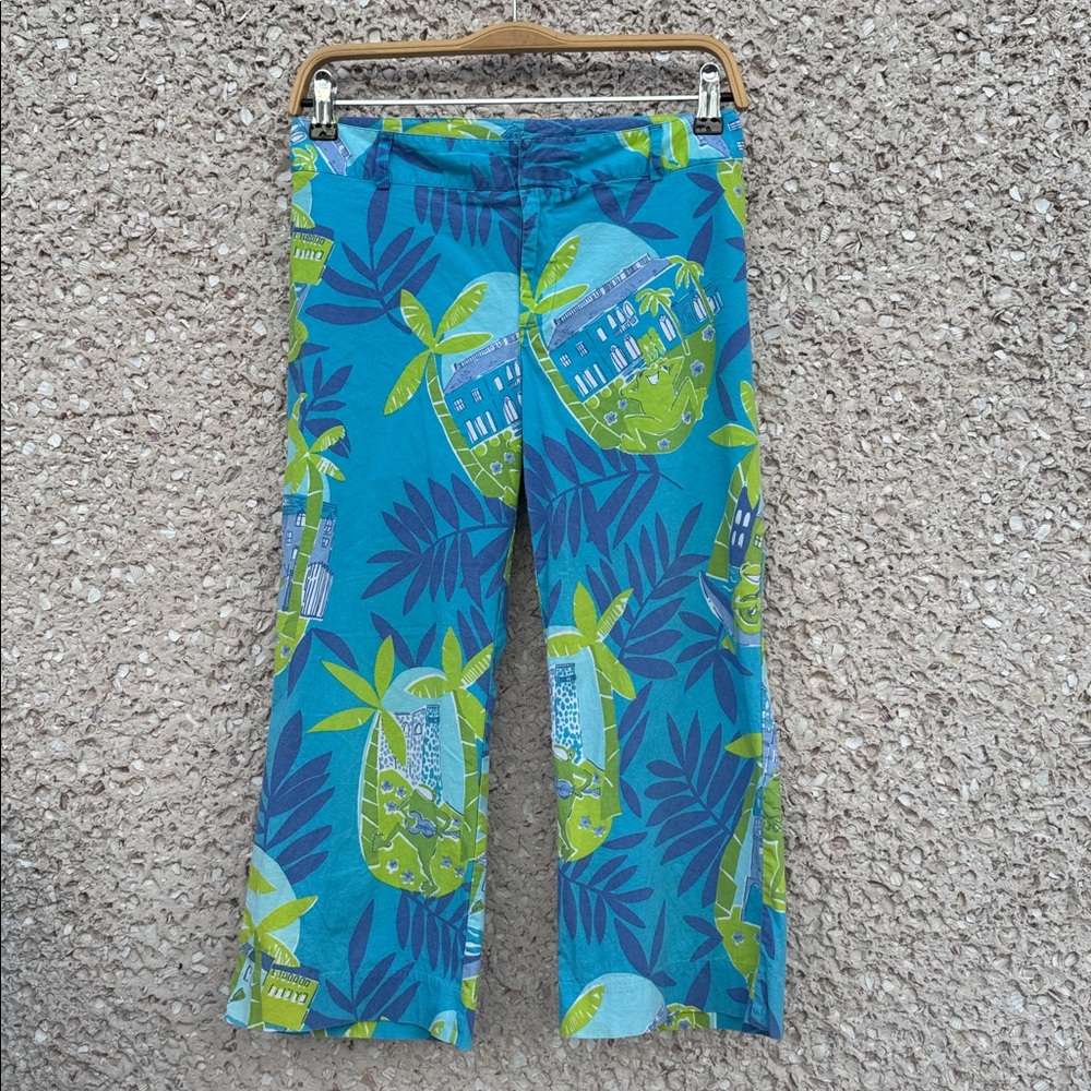 Lilly Pulitzer Liza Capri Pants in Lagoon